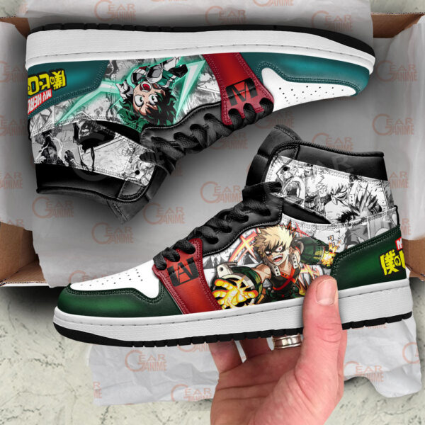 Baskets montantes Air Jordan Bakugo & Deku – Chaussures montantes My Hero Academia – Image 2