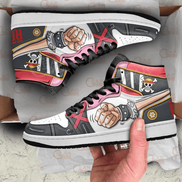 Baskets montantes Air Jordan Luffy – Chaussures montantes One Piece – Image 2