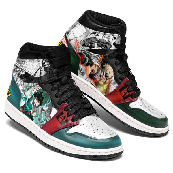 Baskets montantes Air Jordan Bakugo & Deku – Chaussures montantes My Hero Academia – Image 3
