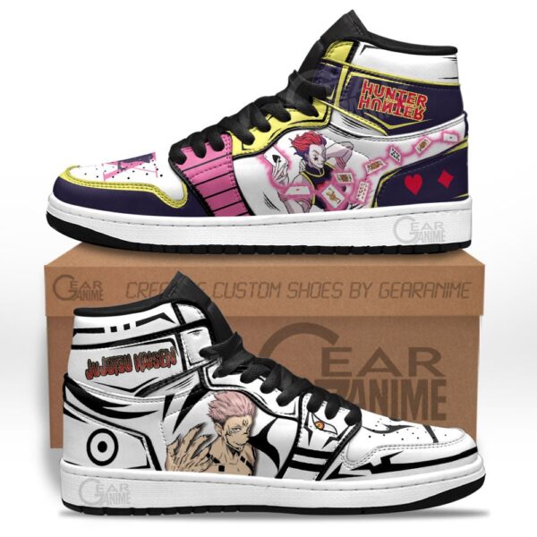 Baskets montantes Air Jordan Hisoka et Sukuna – Chaussures montantes Cross Anime – Image 2