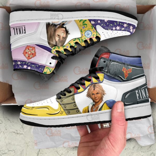 Baskets montantes Air Jordan Tidus et Yuna – Chaussures montantes Final Fantasy – Image 3