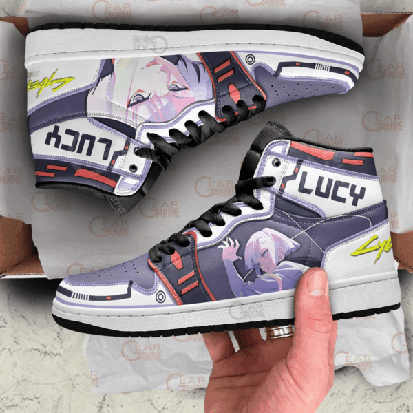 Baskets montantes Air Jordan Lucy – Chaussures montantes Cyberpunk: Edgerunners – Image 3