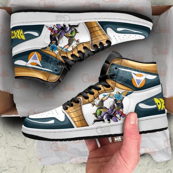 Baskets montantes Air Jordan Ginyu Force – Chaussures montantes Dragon Ball Z – Image 3