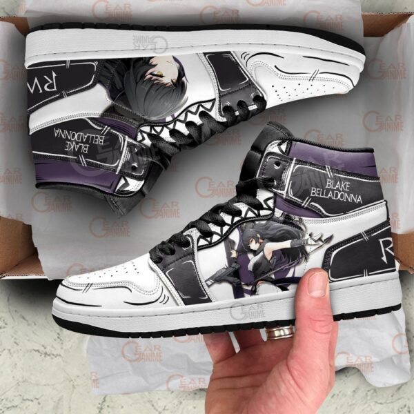 Baskets montantes Air Jordan Blake Belladonna – Chaussures montantes RWBY – Image 3