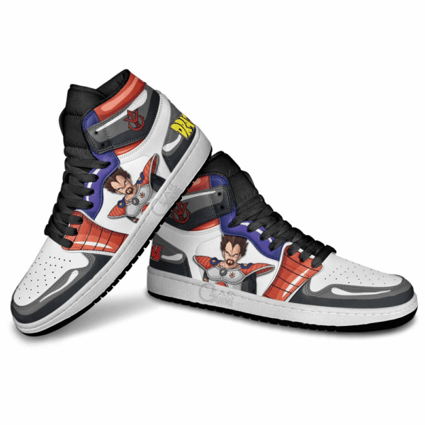Baskets montantes Air Jordan King Vegeta – Chaussures montantes Dragon Ball Z – Image 4