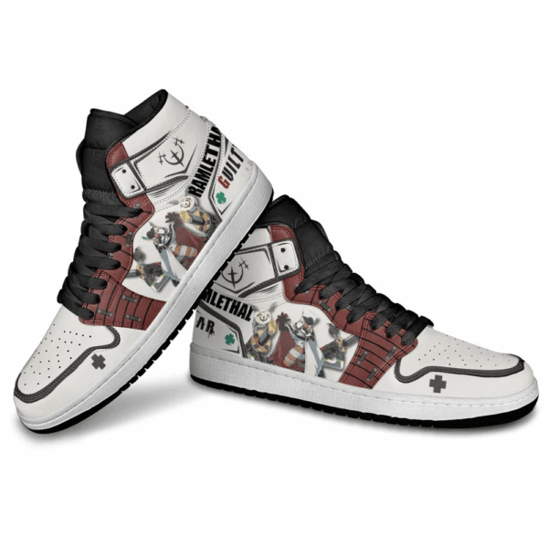 Baskets montantes Air Jordan Ramlethal Valentine – Chaussures montantes Guilty Gear – Image 4