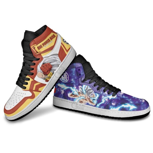 Baskets montantes Air Jordan Goku Ultra Instinct et Saitama – Chaussures montantes Cross Anime – Image 4