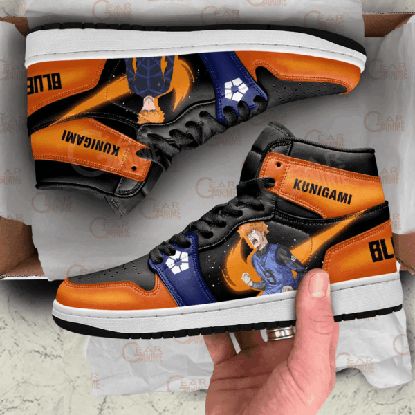 Baskets montantes Air Jordan Rensuke Kunigami – Chaussures montantes Blue Lock – Image 2