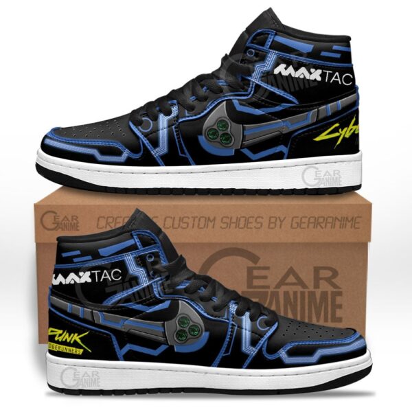 Baskets montantes Air Jordan Maxtac – Chaussures montantes Cyberpunk: Edgerunners – Image 2