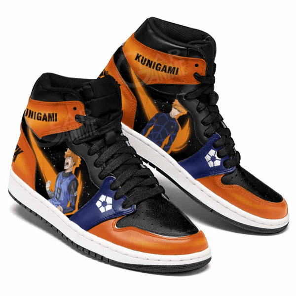 Baskets montantes Air Jordan Rensuke Kunigami – Chaussures montantes Blue Lock – Image 3