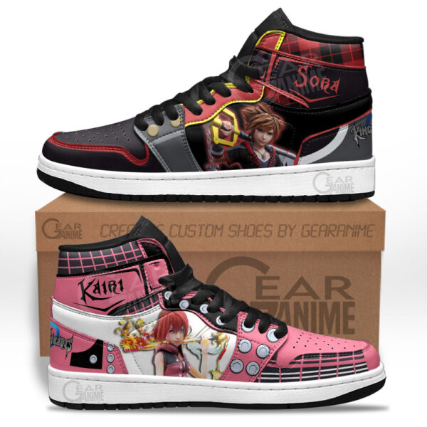 Baskets montantes Air Jordan Kairi & Sora – Chaussures montantes Kingdom Hearts – Image 2