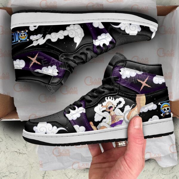 Baskets montantes Air Jordan Monkey D. Luffy Gear 5 – Chaussures montantes One Piece – Image 2
