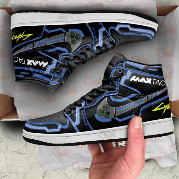 Baskets montantes Air Jordan Maxtac – Chaussures montantes Cyberpunk: Edgerunners – Image 3