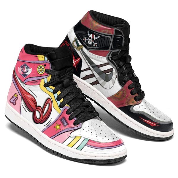 Baskets montantes Air Jordan Shanks et Uta – Chaussures montantes One Piece Red – Image 3
