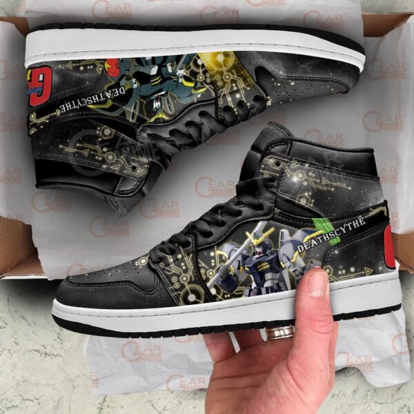 Baskets montantes Air Jordan Death Scythe Gundam – Chaussures montantes Mobile Suit Gundam – Image 3