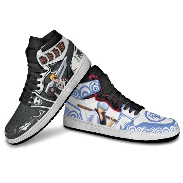 Baskets montantes Air Jordan Ichigo Kurosaki et Gintoki Sakata – Chaussures montantes Cross Anime – Image 4