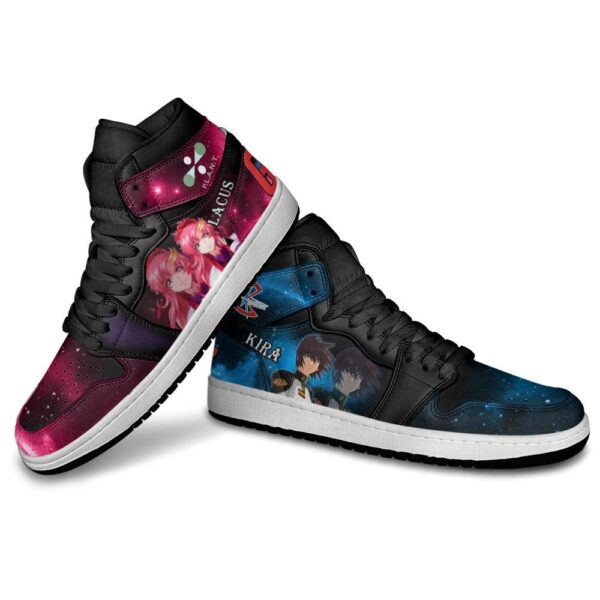 Baskets montantes Air Jordan Kira Yamato et Lacus Clyne – Chaussures montantes Mobile Suit Gundam – Image 4