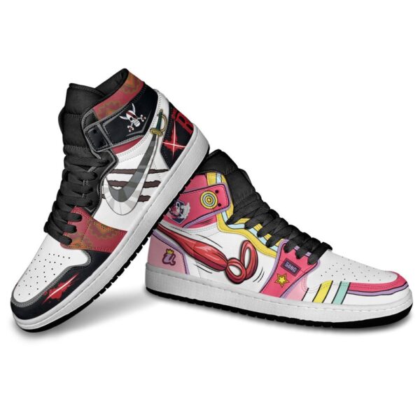 Baskets montantes Air Jordan Shanks et Uta – Chaussures montantes One Piece Red – Image 4