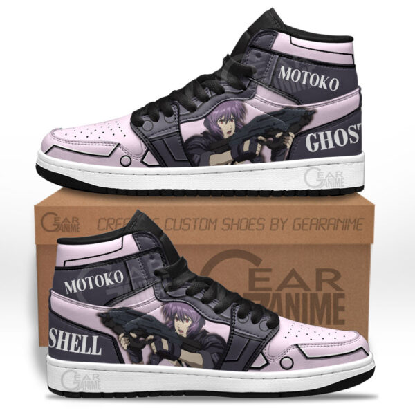 Baskets montantes Air Jordan Motoko Kusanagi – Chaussures montantes Ghost in the Shell – Image 2