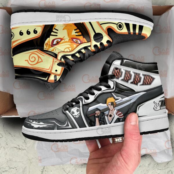 Baskets montantes Air Jordan Ichigo Kurosaki et Naruto (Bijū) – Chaussures montantes Cross Anime – Image 3