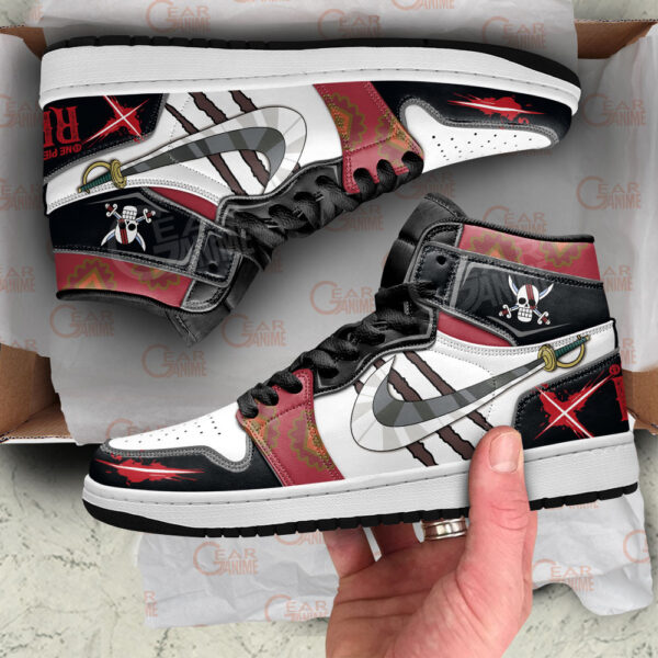 Baskets montantes Air Jordan Shanks Red – Chaussures montantes One Piece – Image 2