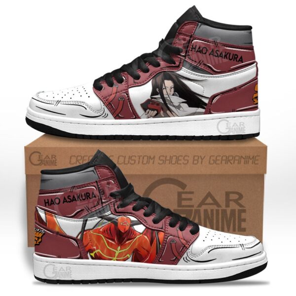 Baskets montantes Air Jordan Hao Asakura – Chaussures montantes Shaman King – Image 2