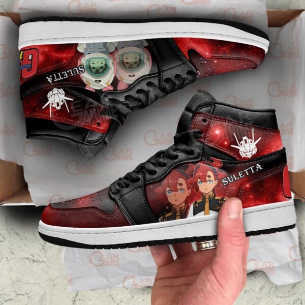 Baskets montantes Air Jordan Suletta Mercury – Chaussures montantes Gundam – Image 2