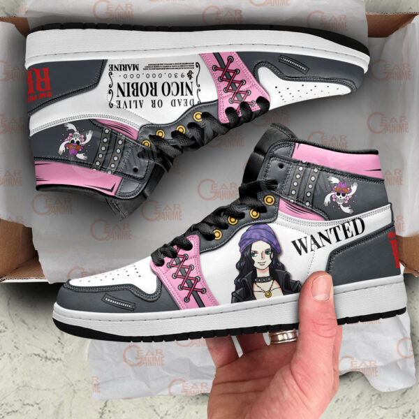 Baskets montantes Air Jordan Nico Robin – Chaussures montantes One Piece – Image 2