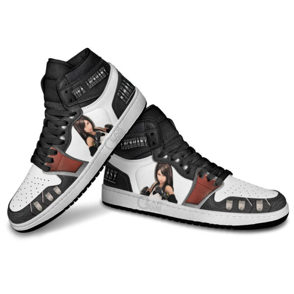 Baskets montantes Air Jordan Tifa Lockhart – Chaussures montantes Final Fantasy – Image 4