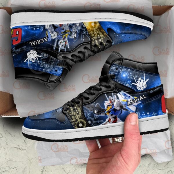 Baskets montantes Air Jordan Gundam Aerial – Chaussures montantes Gundam – Image 2