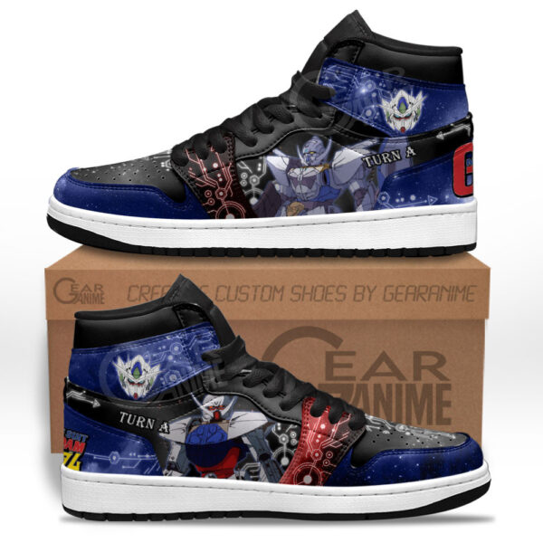 Baskets montantes Air Jordan Turn A Gundam – Chaussures montantes Gundam – Image 2