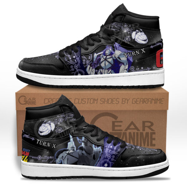 Baskets montantes Air Jordan Turn X – Chaussures montantes Gundam – Image 2