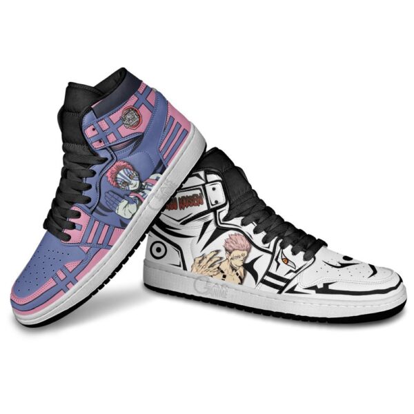 Baskets montantes Air Jordan Akaza & Sukuna – Chaussures montantes Anime Mix – Image 4