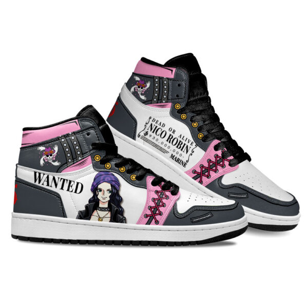 Baskets montantes Air Jordan Nico Robin – Chaussures montantes One Piece – Image 3