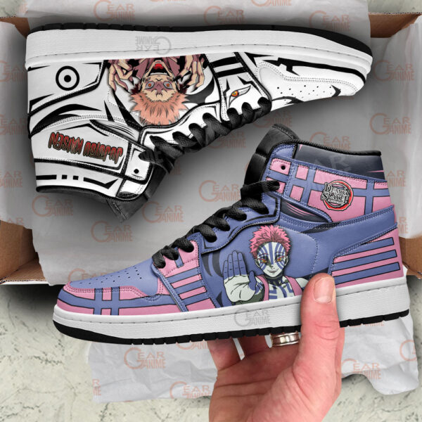 Baskets montantes Air Jordan Akaza & Sukuna – Chaussures montantes Anime Mix – Image 3