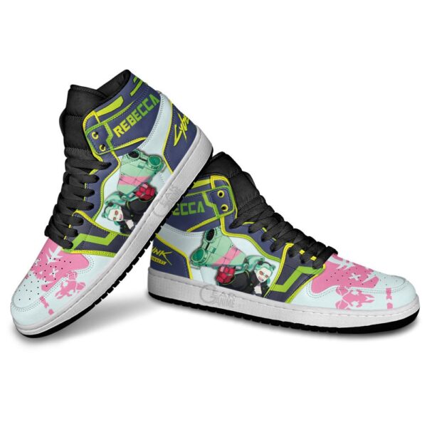 Baskets montantes Air Jordan Rebecca – Chaussures montantes Cyberpunk Edgerunners – Image 4