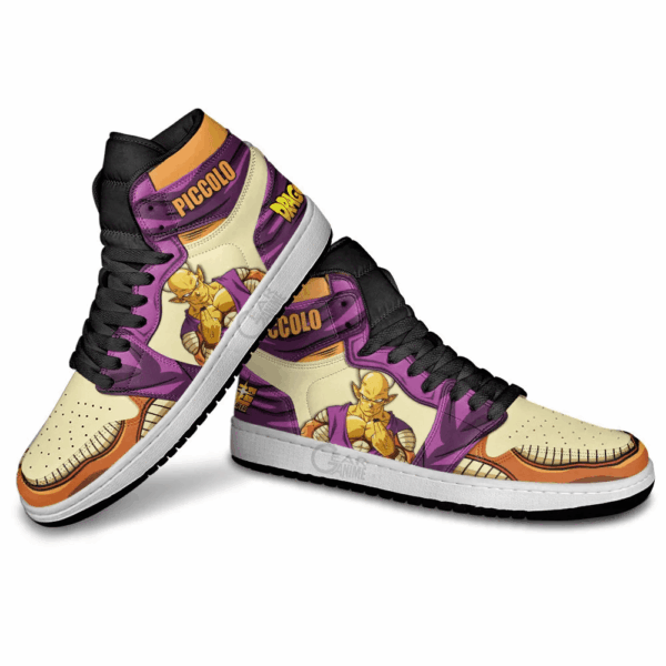 Baskets montantes Air Jordan Piccolo Orange – Chaussures montantes Dragon Ball Super – Image 4