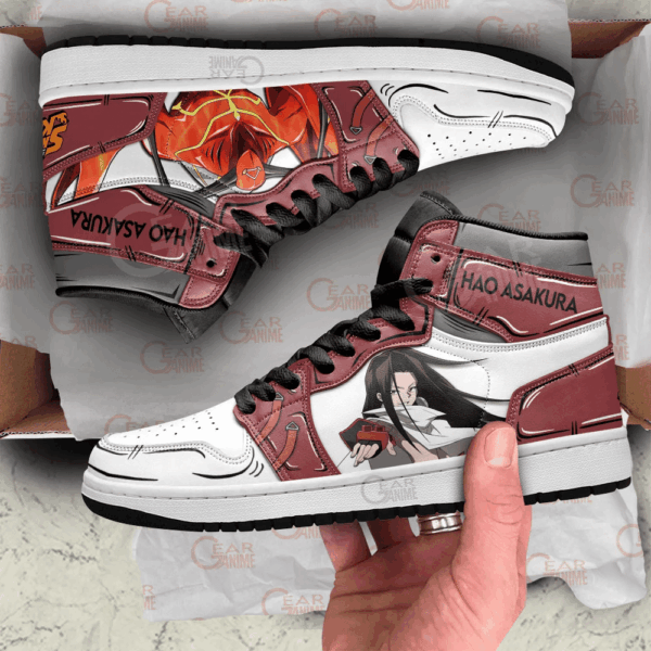 Baskets montantes Air Jordan Hao Asakura – Chaussures montantes Shaman King – Image 3