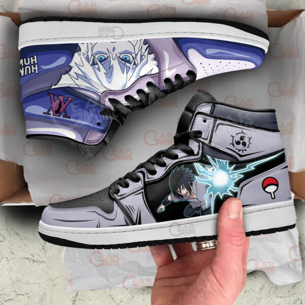 Baskets montantes Air Jordan Killua & Sasuke – Chaussures montantes Anime Mix – Image 3