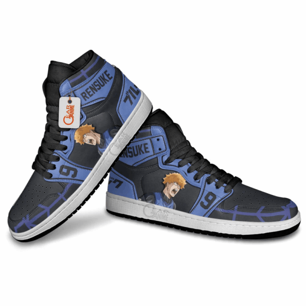 Baskets montantes Air Jordan Rensuke Kunigami – Chaussures montantes Blue Lock – Image 4