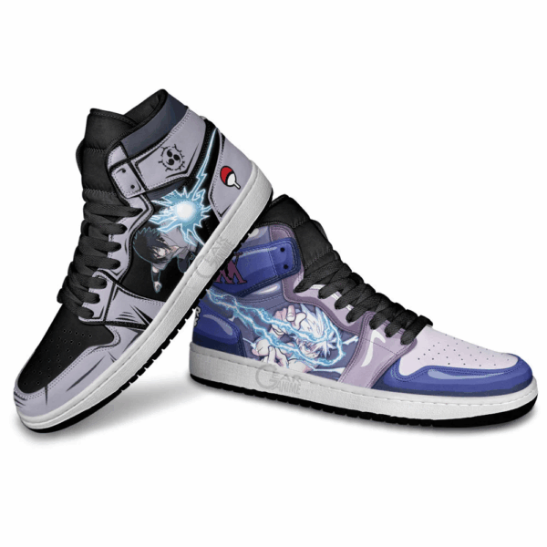 Baskets montantes Air Jordan Killua & Sasuke – Chaussures montantes Anime Mix – Image 4