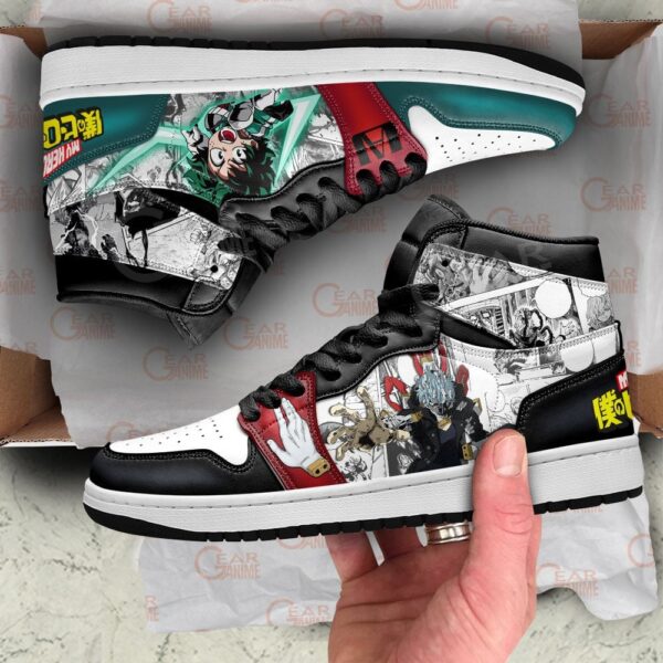 Baskets montantes Air Jordan Deku & Tomura – Chaussures montantes My Hero Academia – Image 2