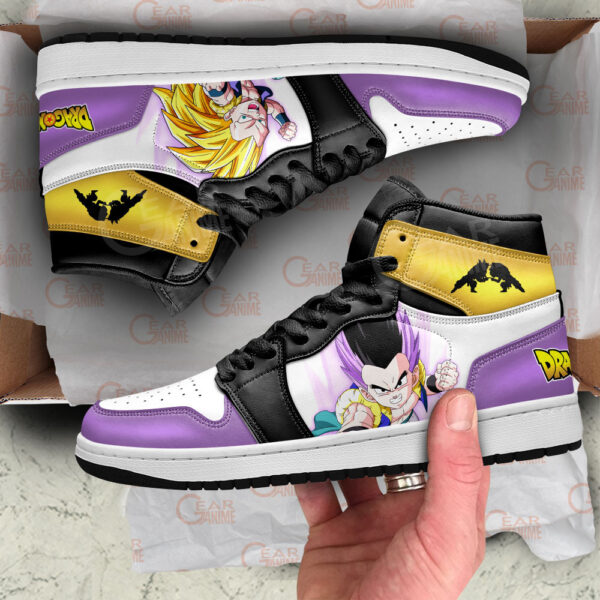 Baskets montantes Air Jordan Gotenks – Chaussures montantes Dragon Ball – Image 2