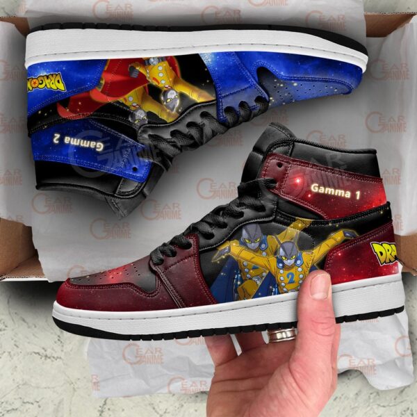 Baskets montantes Air Jordan Gamma 1 et Gamma 2 – Chaussures montantes Dragon Ball Super – Image 2