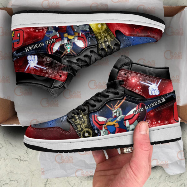 Baskets montantes Air Jordan God Gundam – Chaussures montantes Gundam – Image 2