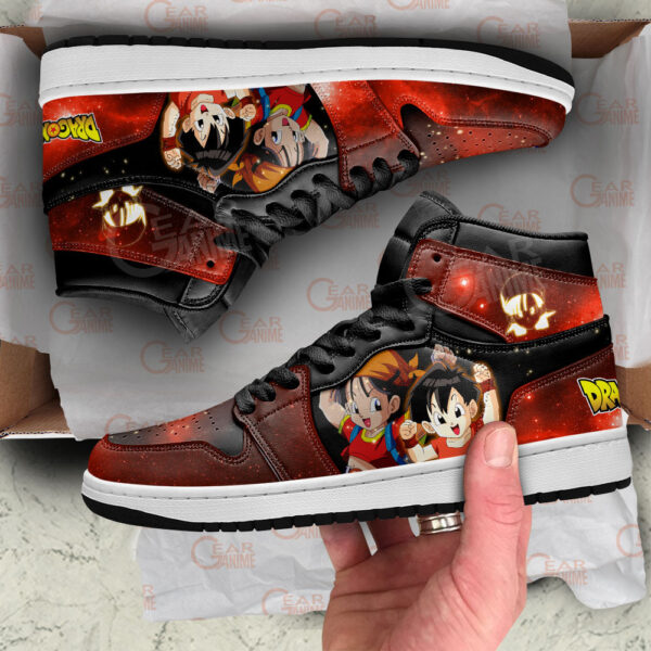 Baskets montantes Air Jordan Madara Uchiha – Chaussures montantes Naruto – Image 2
