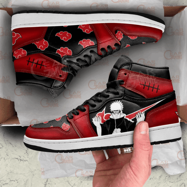 Baskets montantes Air Jordan Pain – Chaussures montantes Naruto – Image 2