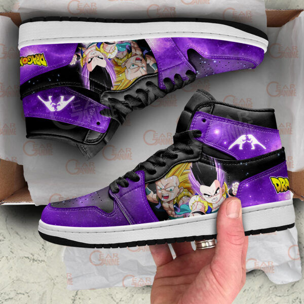 Baskets montantes Air Jordan Gotenks – Chaussures montantes Dragon Ball Super – Image 2