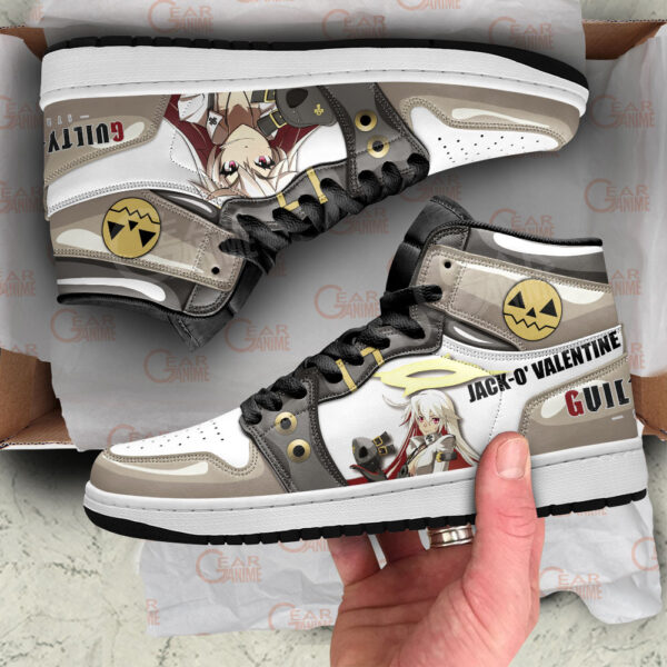 Baskets montantes Air Jordan Jack-O' Valentine – Chaussures montantes Guilty Gear – Image 2