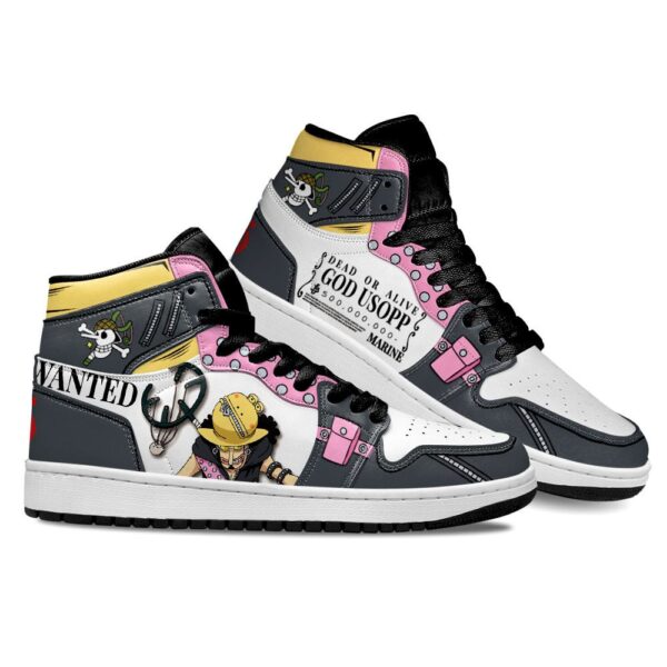 Baskets montantes Air Jordan Usopp – Chaussures montantes One Piece – Image 3